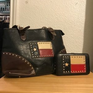 CountryRoad Texas Bag + Wallet Set